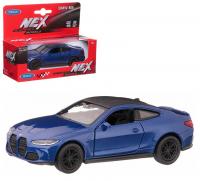 Welly Машинка BMW M4 43811W синий